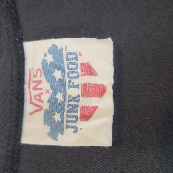 VANS JUNKFOOD Gray All American Cropped Tee - One Size Fits Most - Picture 2 of 9
